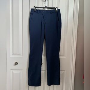 Nike Women's Navy Straight-Leg Pants